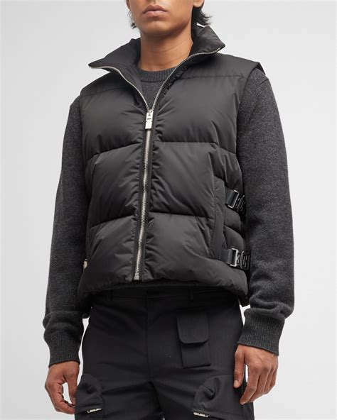 burberry puffer vest mens